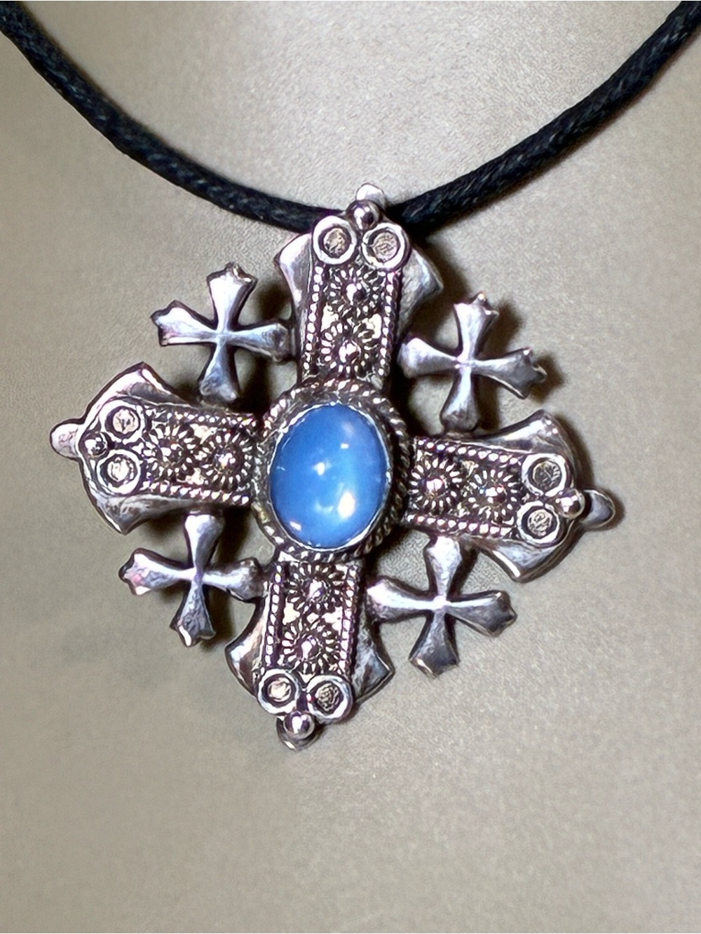 900 Silver Jerusalem pendant